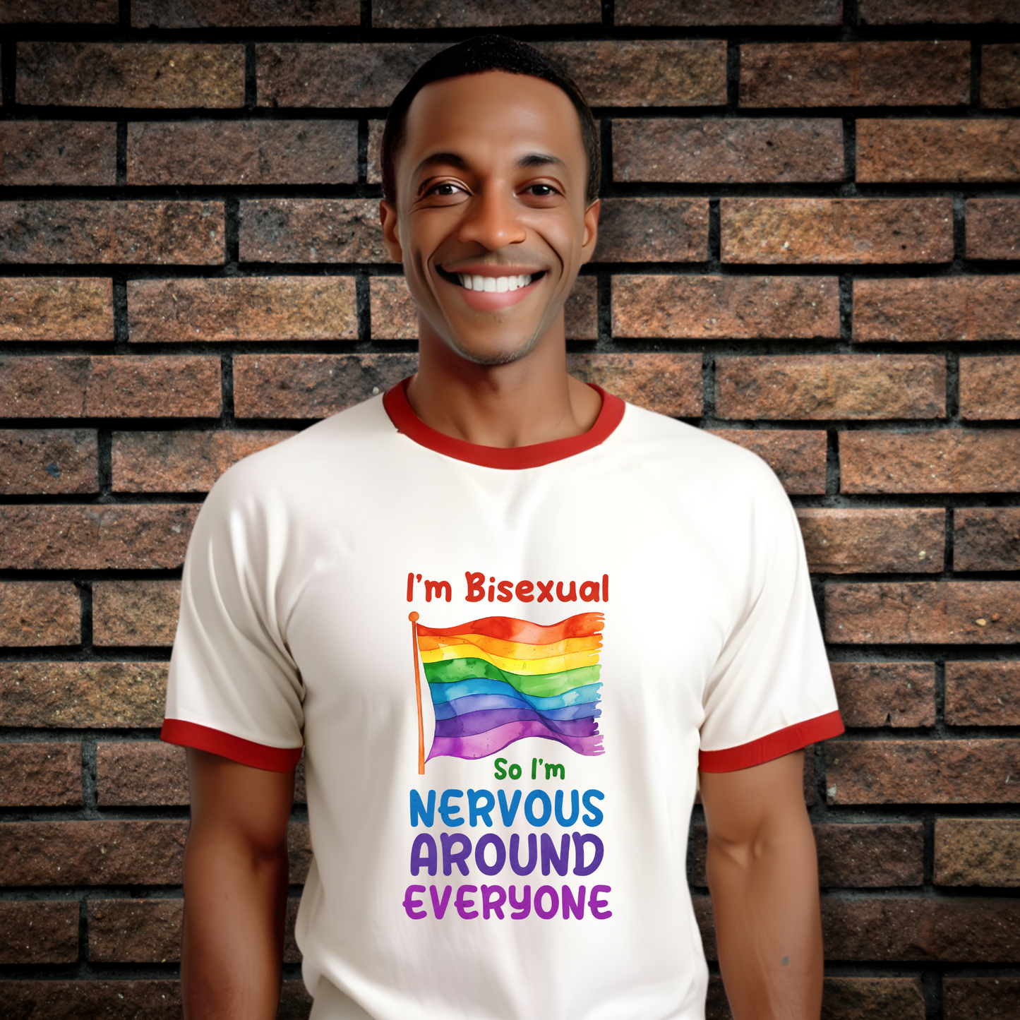 Bisexual Bundle of Nerves Ringer T-Shirt