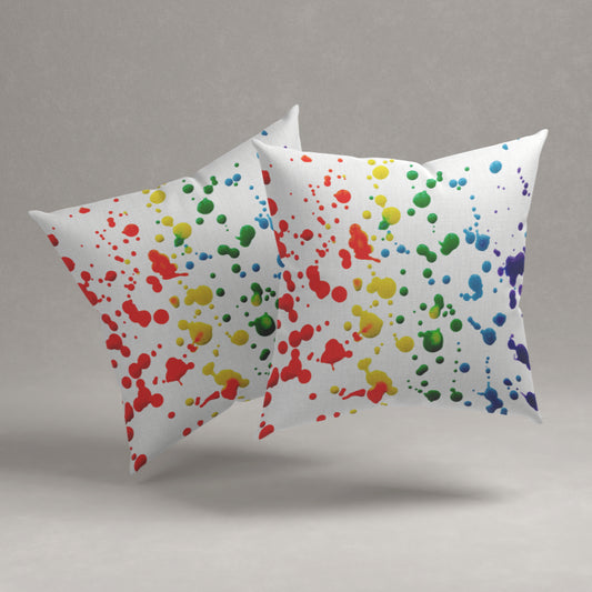 Cushion Cover - Pride Paint Splash Cushion Cover