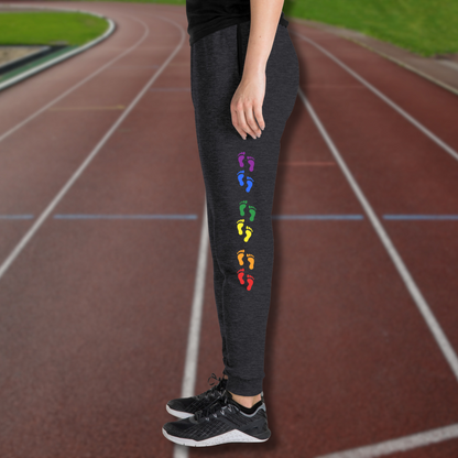 LGBTQIA+ Queer Pride Footprints Tracksuit Pants