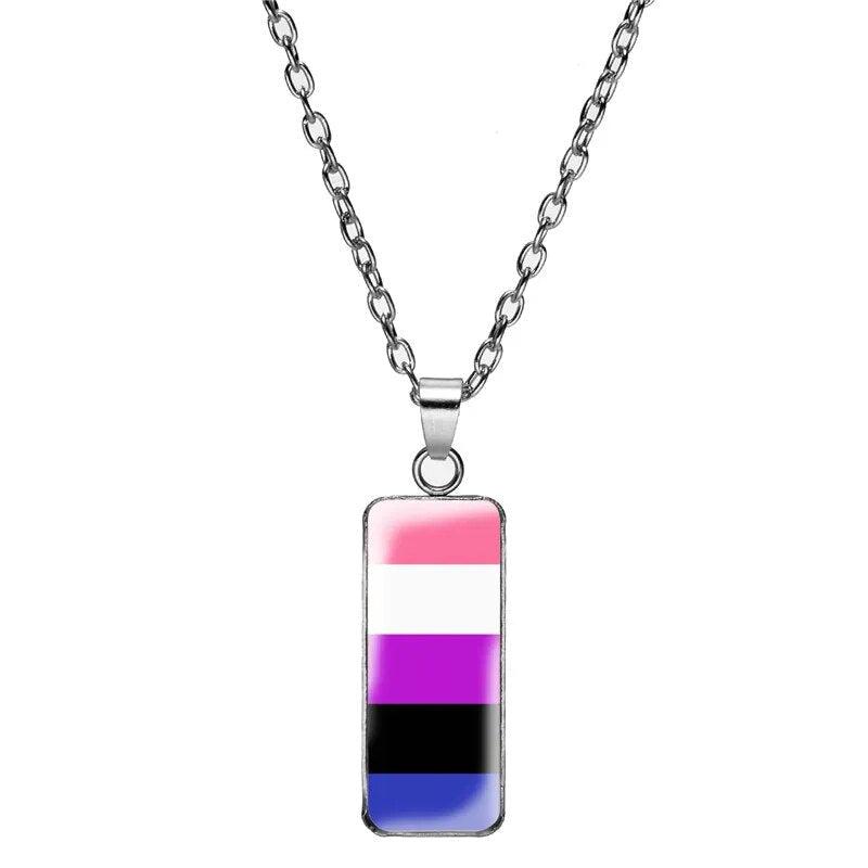 Necklace - LGBTQIA+ Pride Rainbow Pendants - 15 To Choose From!