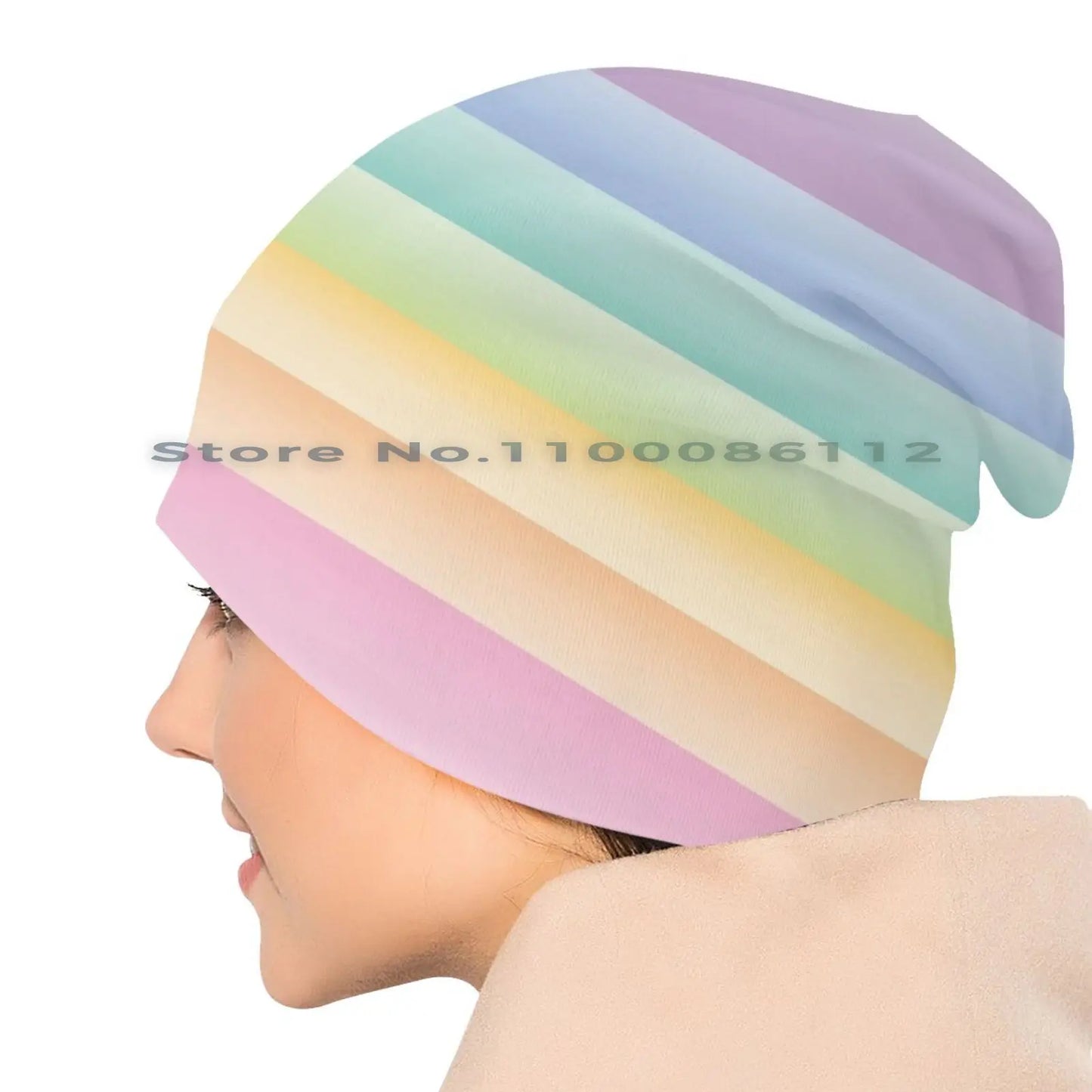 LGBTQIA+ Queer Pastel Skullies Beanie Cap