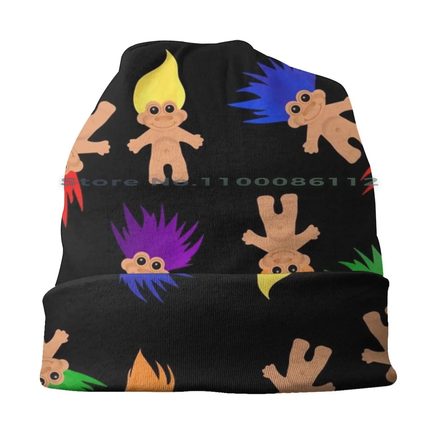 LGBTQIA+ Queer Troll Dolls Skullies Beanie Cap