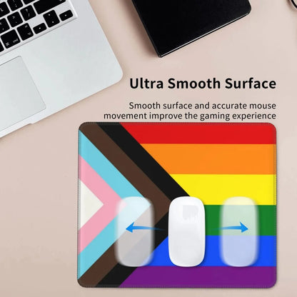 Mouse Pad - LGBTQIA+ Progress Pride Flag Mouse Pad