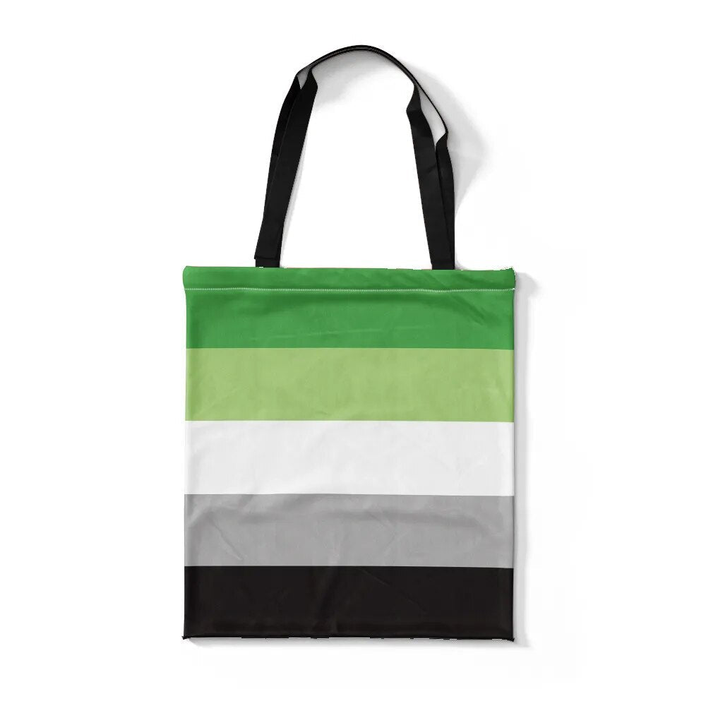 Tote Bags - LGBTQIA+ Queer Flag Shopper Tote Bags