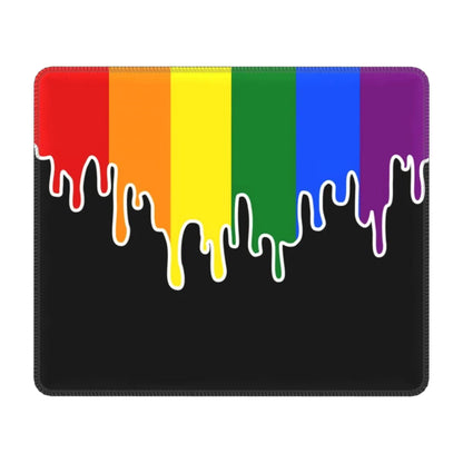 Mouse Pad - LGBT Pride Flag Drip Mouse Pad