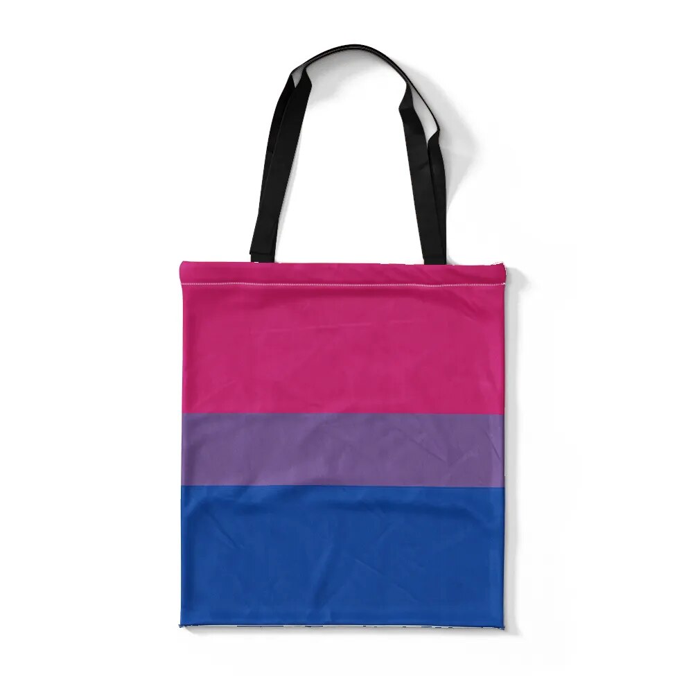 Tote Bags - LGBTQIA+ Queer Flag Shopper Tote Bags