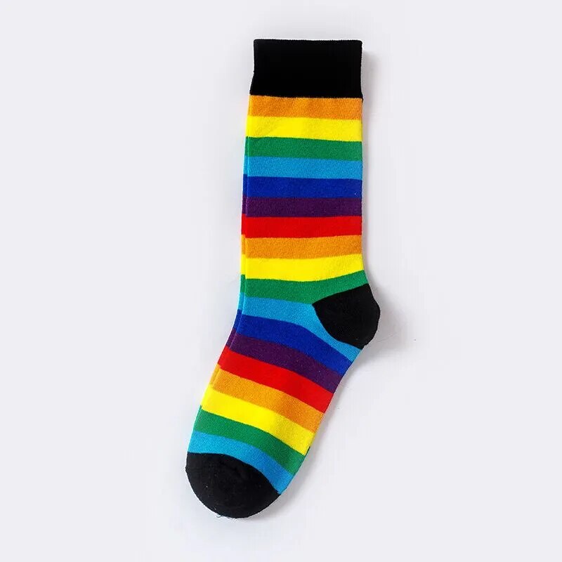 Socks - LGBTQIA+ Queer Rainbow Pride Stripe Socks