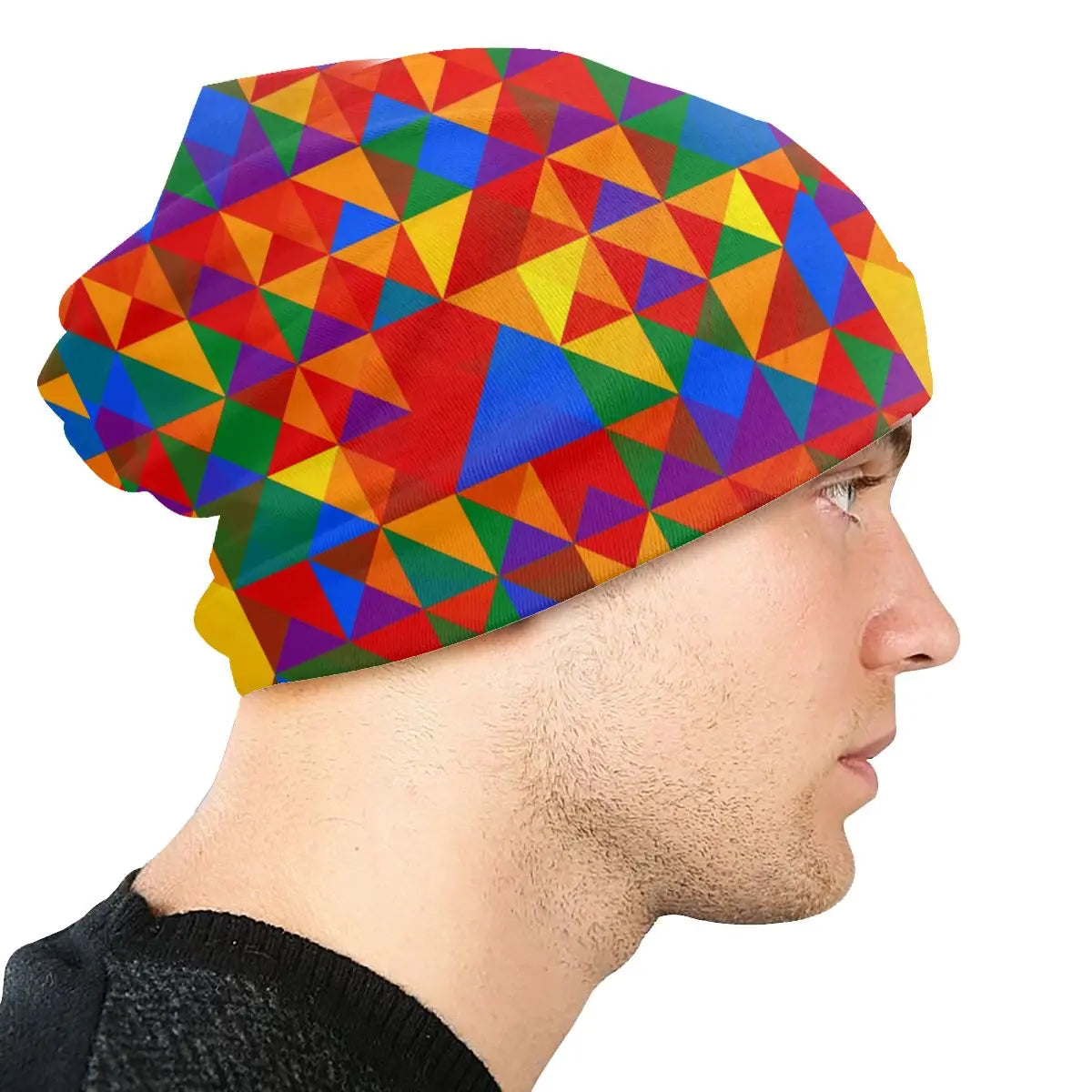 LGBTQIA+ Queer Pyramids Skullies Beanie Cap