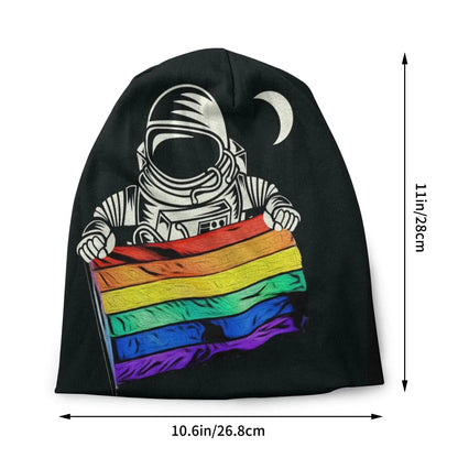 LGBTQIA+ Queer Pride Astronaut Skullies Beanie Cap