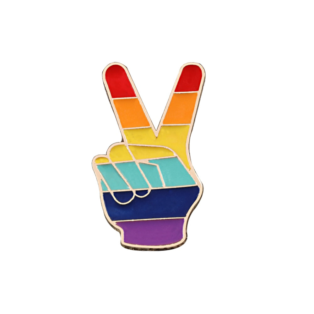 Enamel Pins - LGBTQIA+ Queer Pride Rainbow Pin Badges 