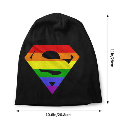 LGBTQIA+ Queer Super Pride Skullies Beanie Cap