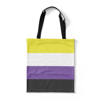 Tote Bags - LGBTQIA+ Queer Flag Shopper Tote Bags