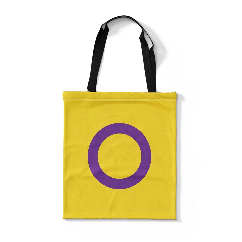 Tote Bags - LGBTQIA+ Queer Flag Shopper Tote Bags