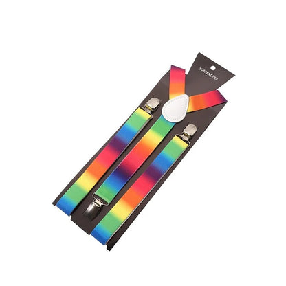 Suspenders - LGBTQIA+ Queer Clip-on Rainbow Pride Suspenders