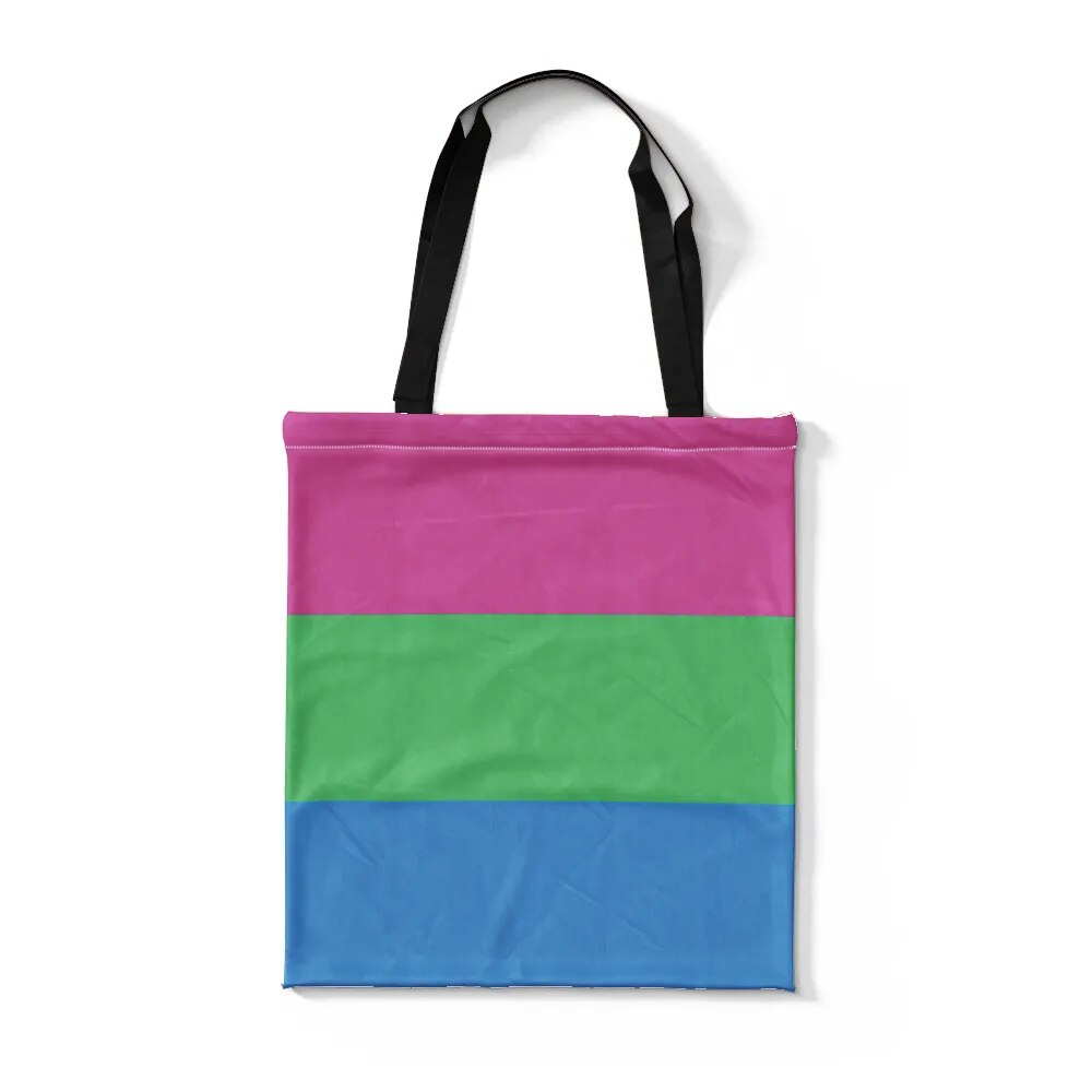 Tote Bags - LGBTQIA+ Queer Flag Shopper Tote Bags