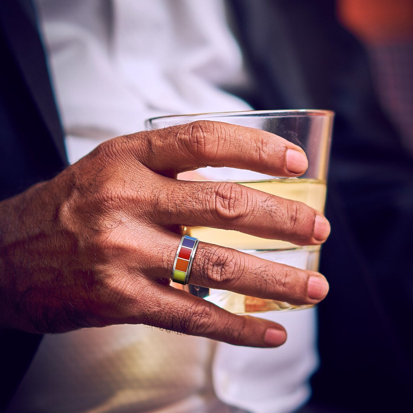 Ring - LGBTQIA+ Rainbow Spinner Band Ring