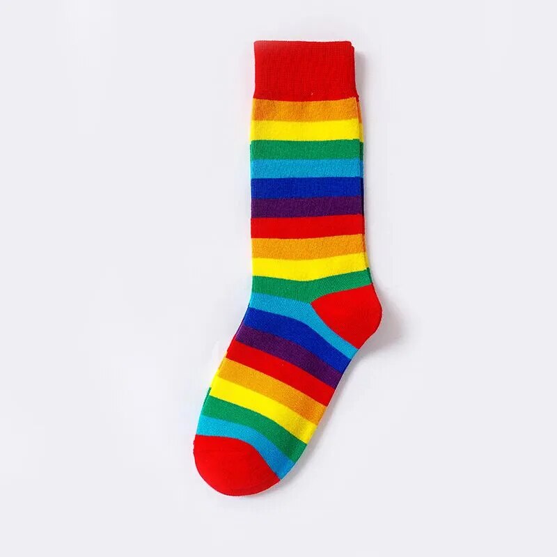 Socks - LGBTQIA+ Queer Rainbow Pride Stripe Socks