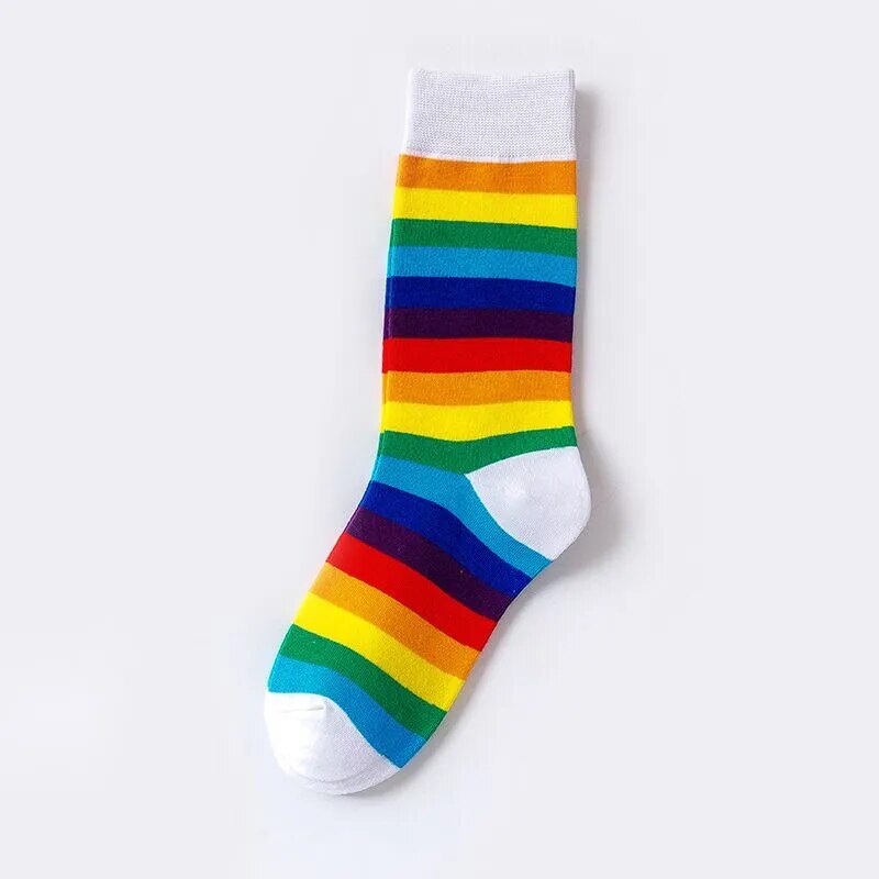 Socks - LGBTQIA+ Queer Rainbow Pride Stripe Socks