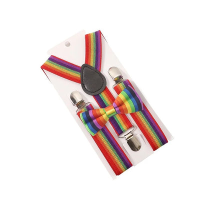 Suspenders - LGBTQIA+ Queer Clip-on Rainbow Pride Suspenders