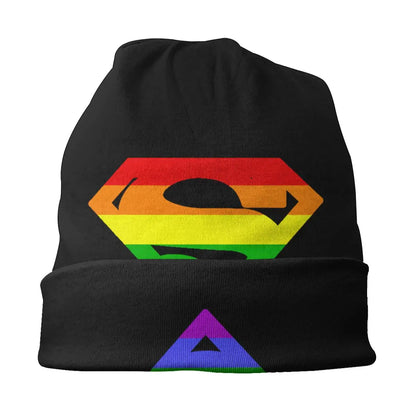 LGBTQIA+ Queer Super Pride Skullies Beanie Cap