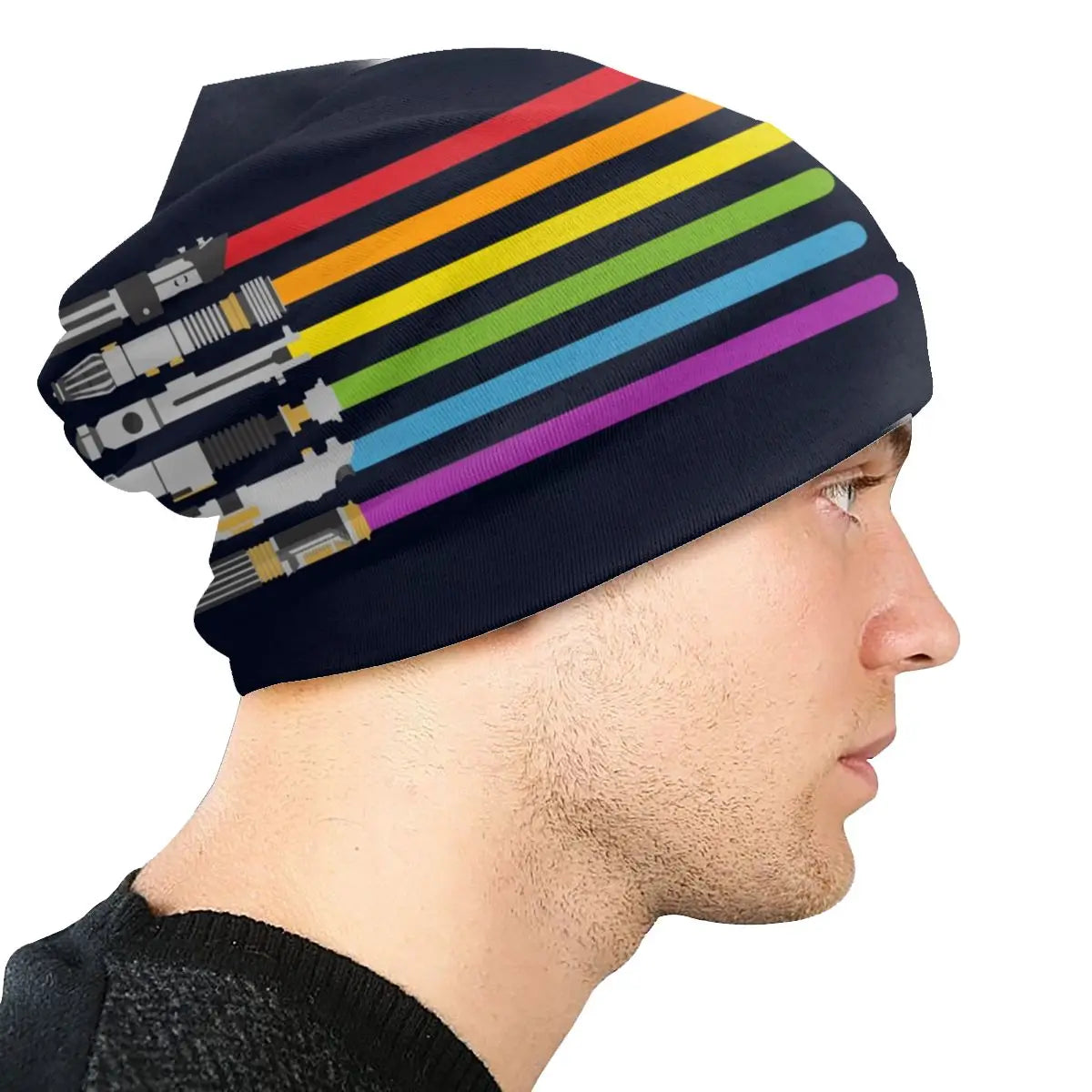 LGBTQIA+ Queer Lightsaber Skullies Beanie Cap