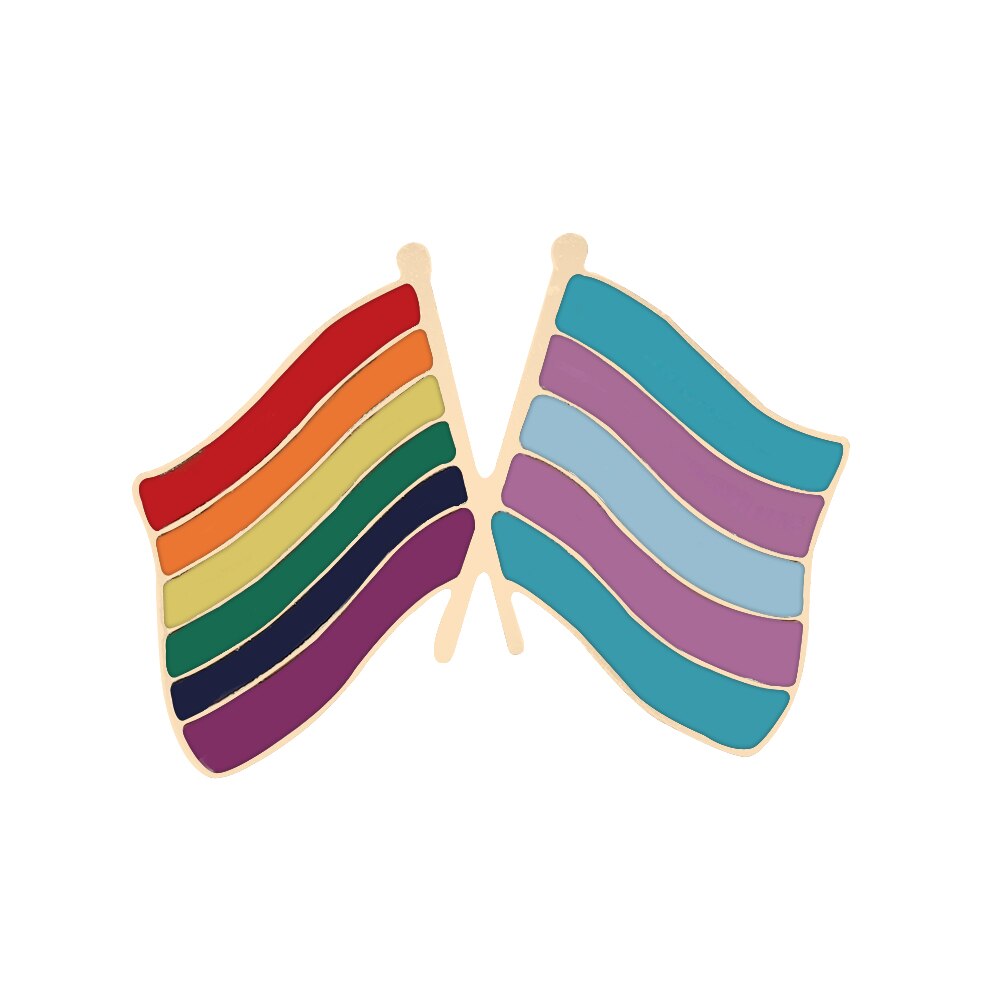 Enamel Pins - LGBTQIA+ Queer Pride Rainbow Pin Badges 