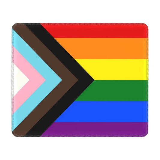 Mouse Pad - LGBTQIA+ Progress Pride Flag Mouse Pad