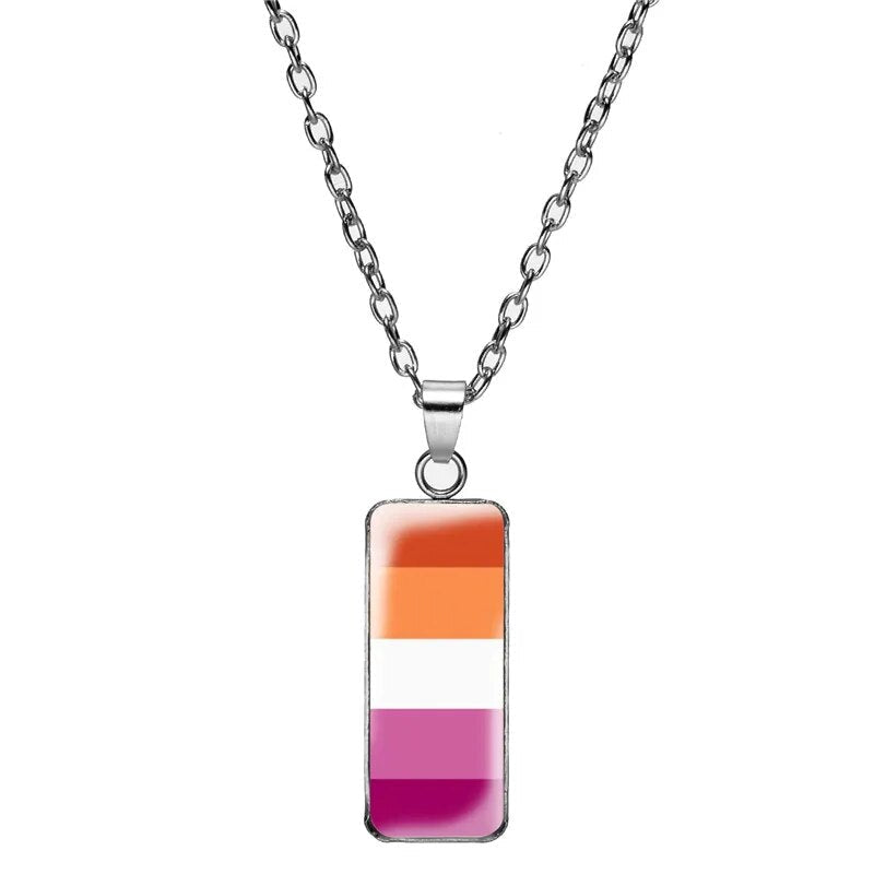 Necklace - LGBTQIA+ Pride Rainbow Pendants - 15 To Choose From!