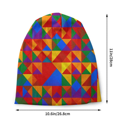 LGBTQIA+ Queer Pyramids Skullies Beanie Cap