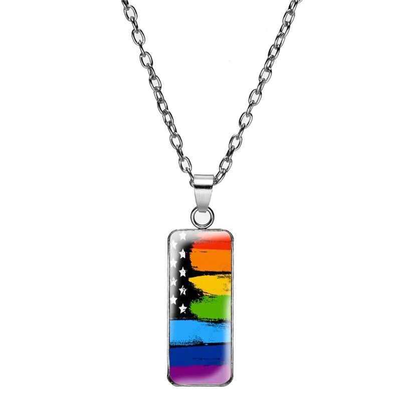 Necklace - LGBTQIA+ Pride Rainbow Pendants - 15 To Choose From!