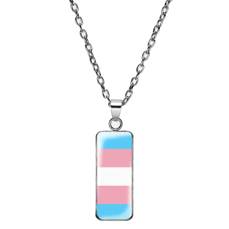 Necklace - LGBTQIA+ Pride Rainbow Pendants - 15 To Choose From!