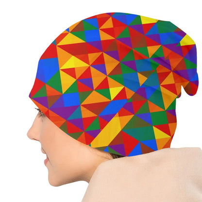 LGBTQIA+ Queer Pyramids Skullies Beanie Cap