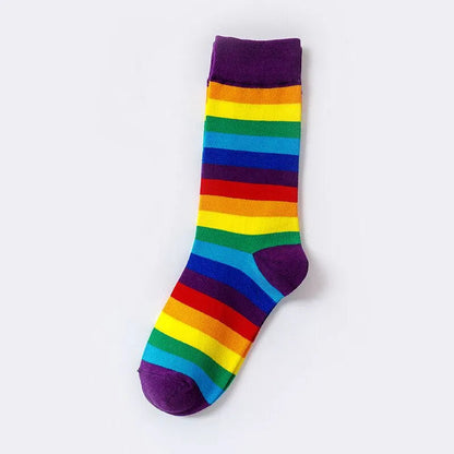 Socks - LGBTQIA+ Queer Rainbow Pride Stripe Socks