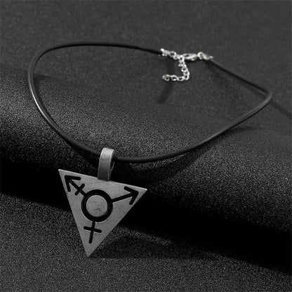 Necklace - LGBTQIA+ Transgender Pride Triangle Necklace