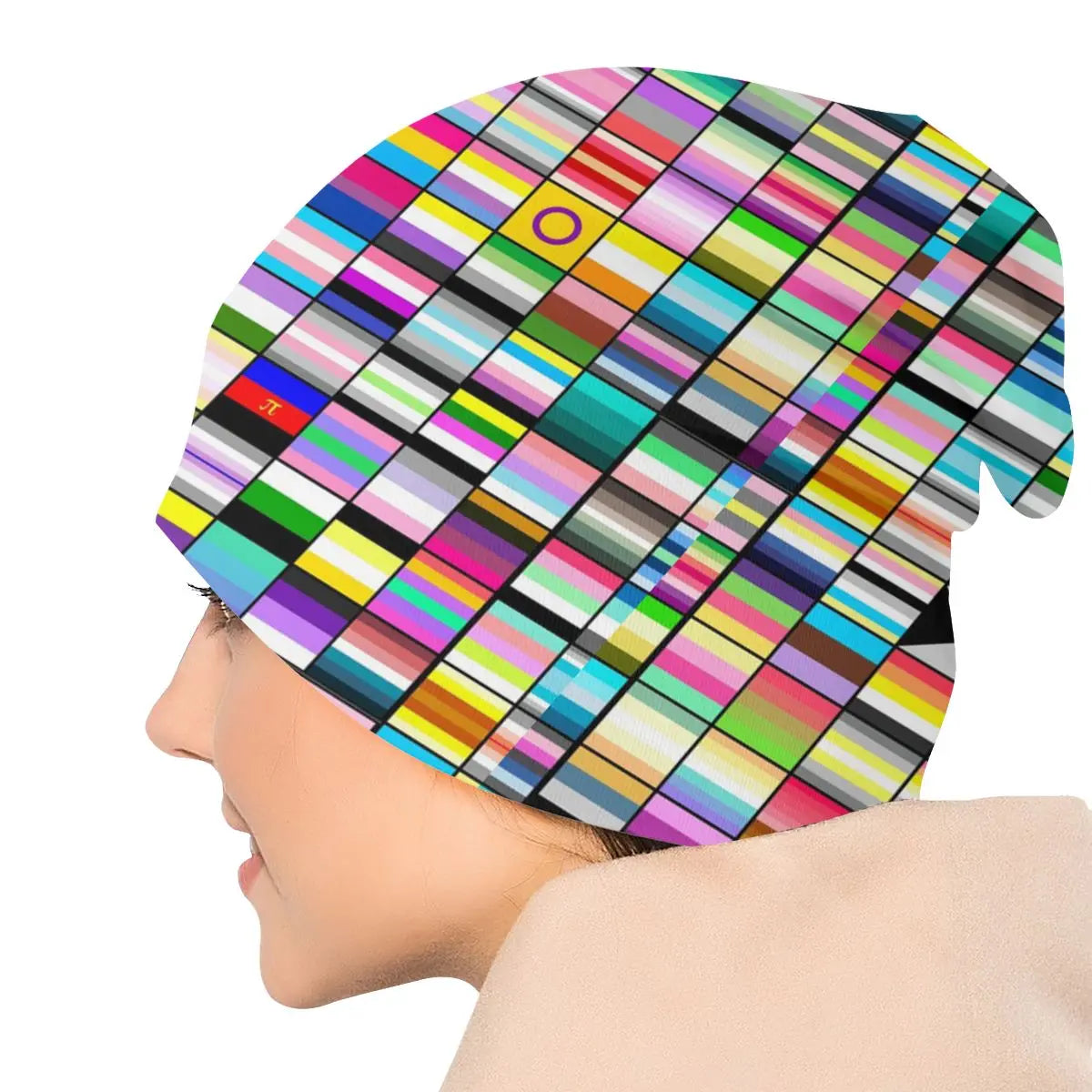 LGBTQIA+ Queer All the Flags Skullies Beanie Cap