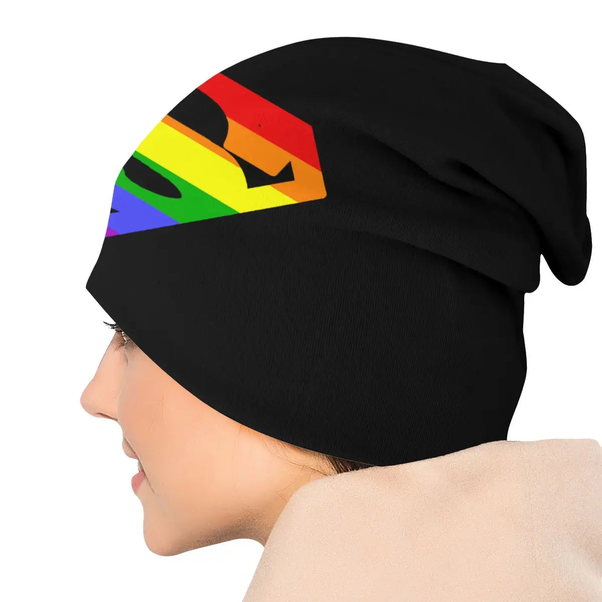 LGBTQIA+ Queer Super Pride Skullies Beanie Cap