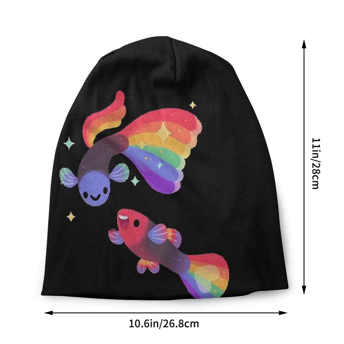 LGBTQIA+ Queer Pride Guppy Skullies Beanie Cap