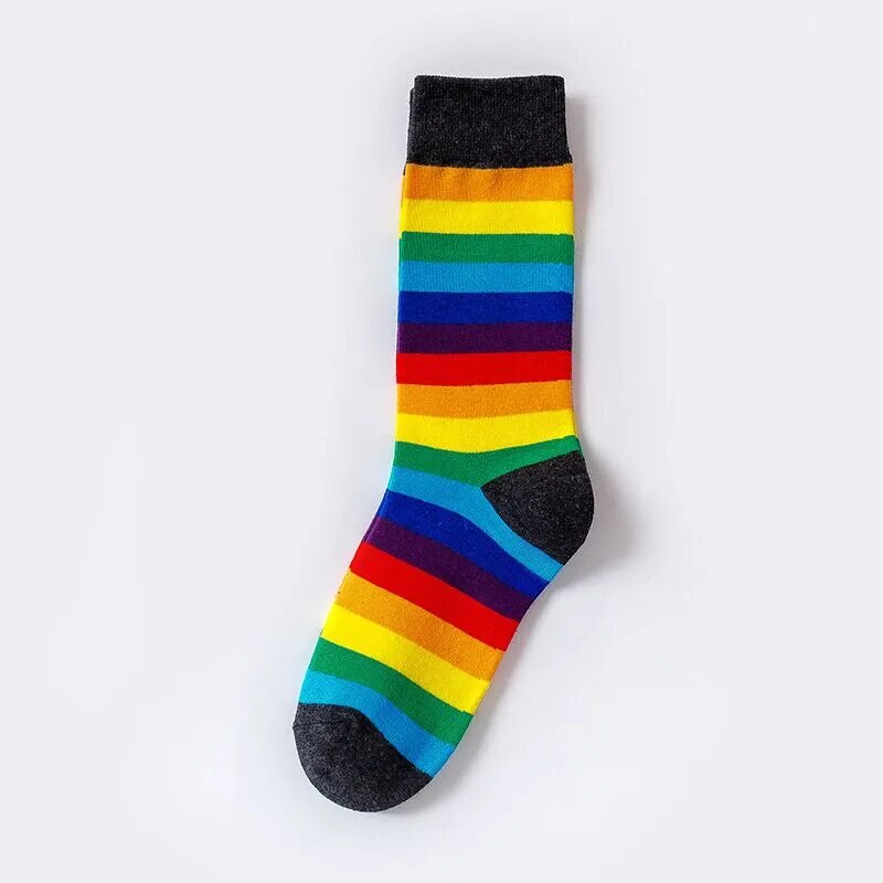 Socks - LGBTQIA+ Queer Rainbow Pride Stripe Socks