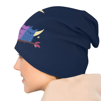 LGBTQIA+ Queer Bisexual Owls Skullies Beanie Cap