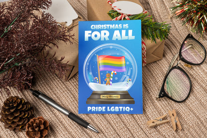 Christmas for all...but Gayer - LGBTQIA+ Greeting Card