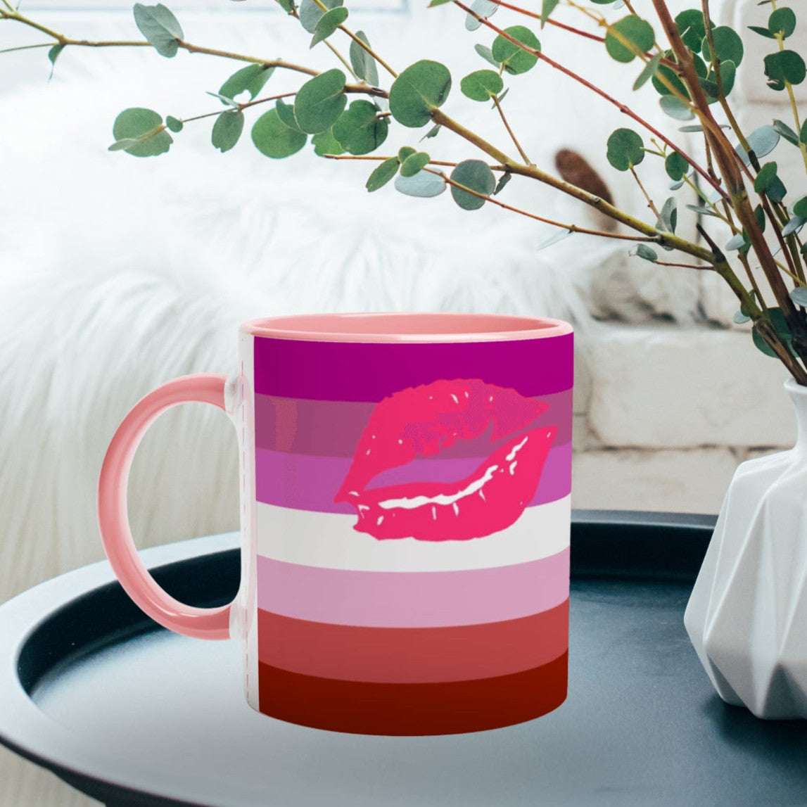 Lipstick Lesbian Mug - LGBTQIA+ Queer