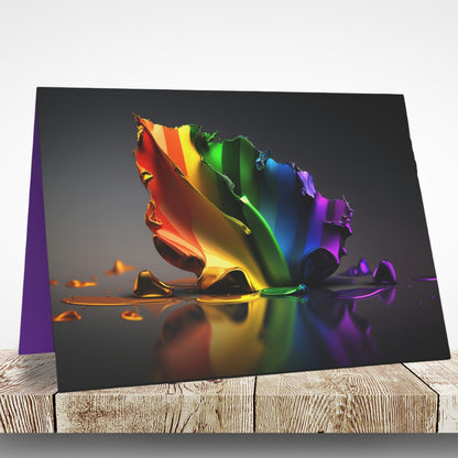 Blank Greeting Card - Make Me Melt - LGBTQIA+ Queer Pride Blank Greeting Card