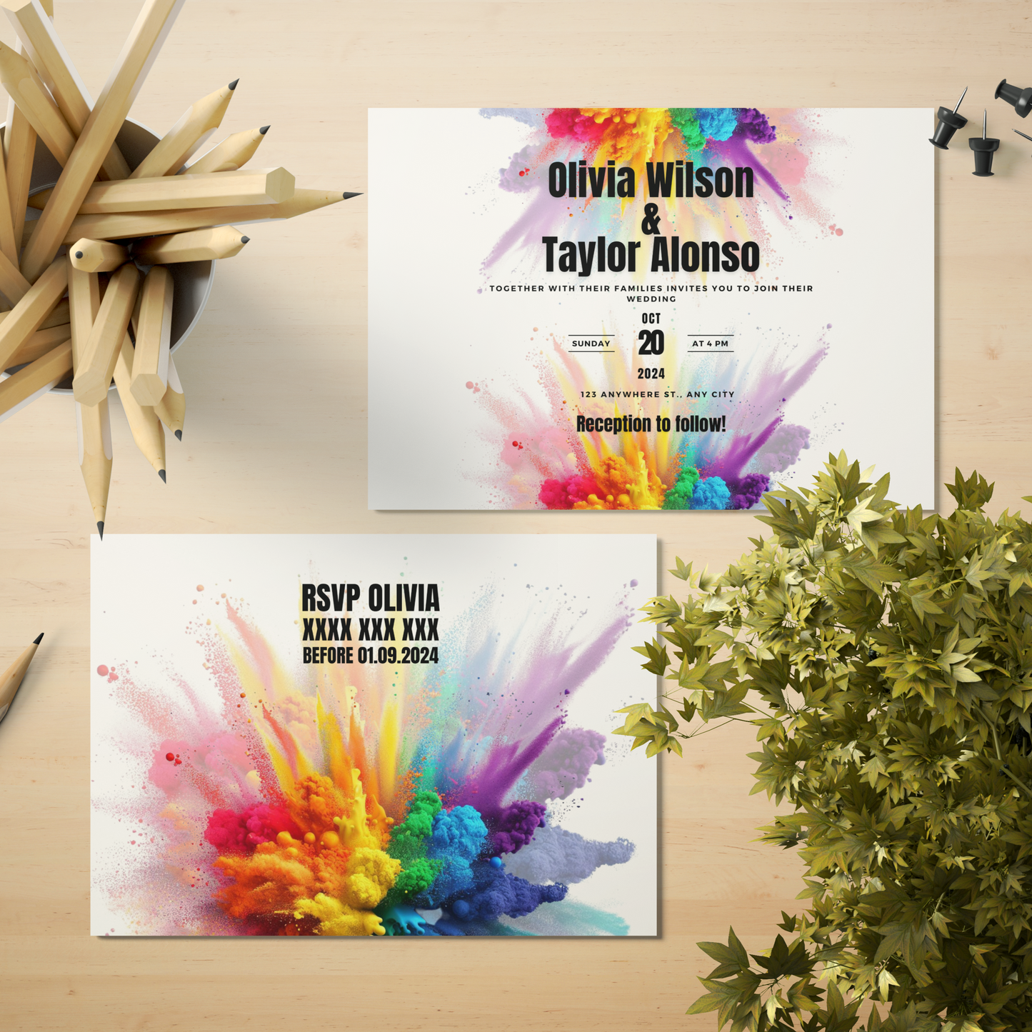 LGBTQIA+ Queer Love Explosion - Wedding Invitations