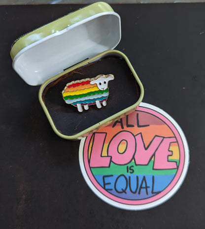 Enamel Pins - Limited Edition LGBTQIA+ Queer Pin & Tin Packs With FREE GIFT