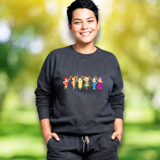 LGBTQIA+ Queer Pride Queens Premium Sweatshirt