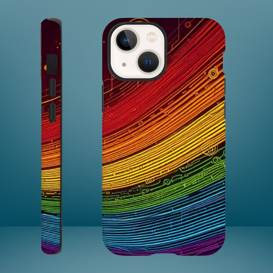 Mobile Phone Case - Pride Strings - IPhone Case - Samsung Case - Clear - Flexi - Bio - Slim - Tough - LGBTQIA+ Mobile Phone Cases