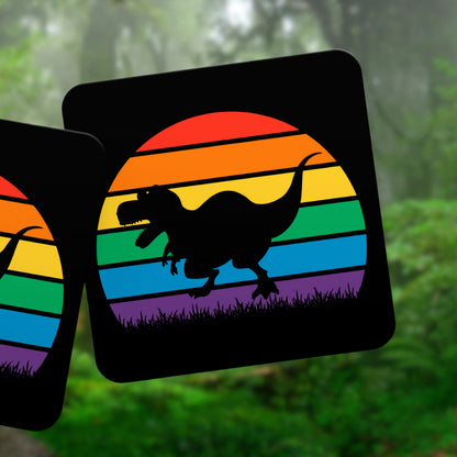 Coasters - T-Rex Dinosaur Pride Coaster Set