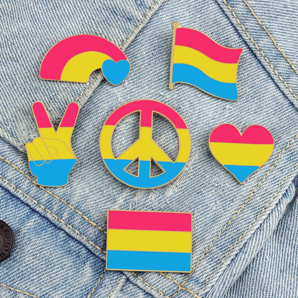 Enamel Pins - LGBTQIA+ Queer Pride Pansexual Pin Badges 