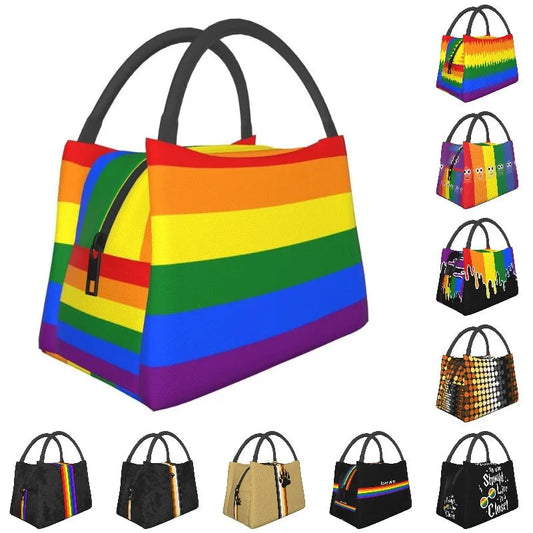 Lunch Bag - LGBTQIA+ Insulated Cooler Lunch Bags - Large