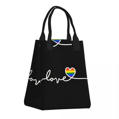 Lunch Bag - LGBTQIA+ Insulated Cooler Lunch Bags - Medium